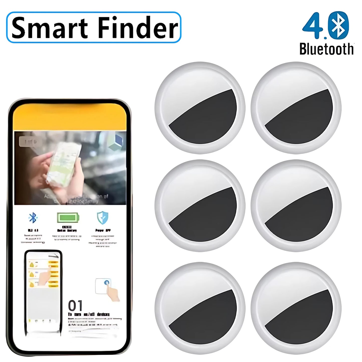 Mini Traceur GPS - Localisateur Intelligent pour Voiture, Clés, Enfants et Animaux
