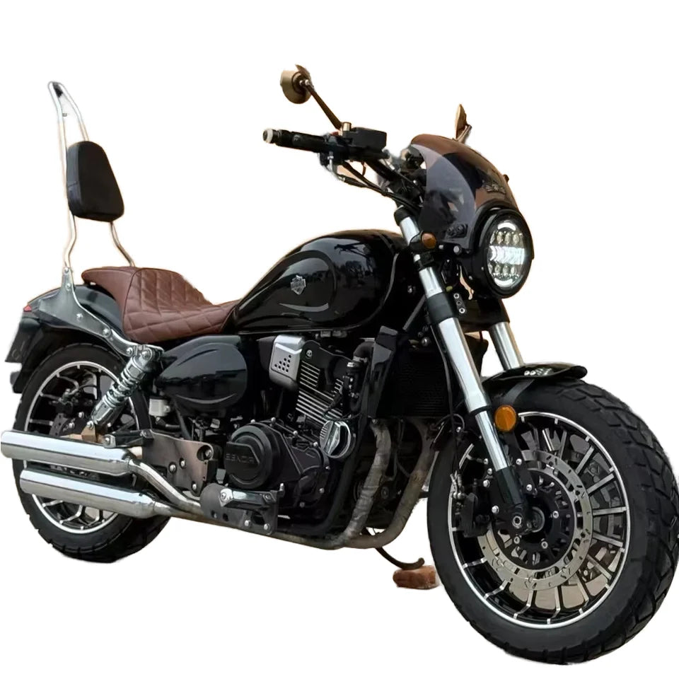 Moto Sportive 400CC Bicylindre Refroidie par Eau - Style Rétro