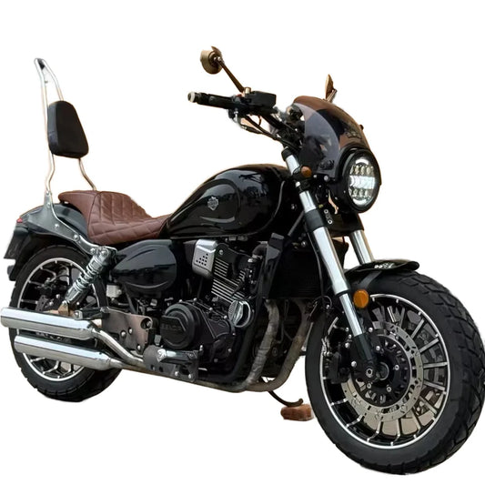 Moto Sportive 400CC Bicylindre Refroidie par Eau - Style Rétro