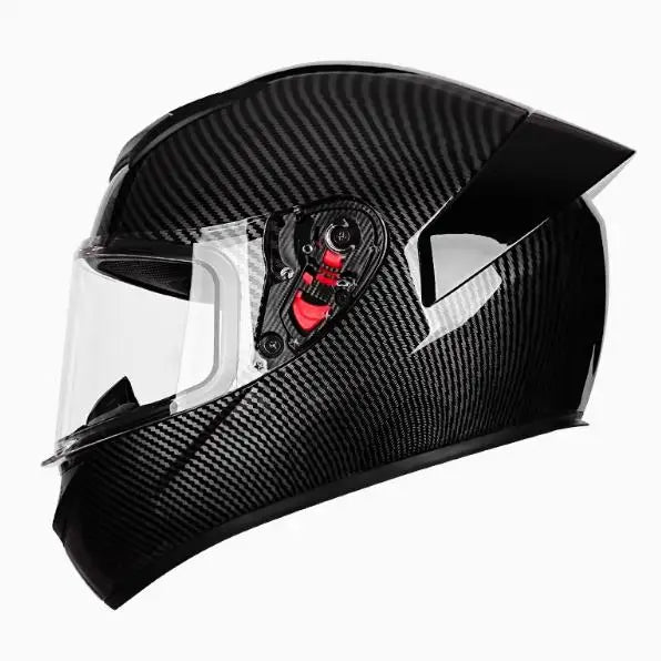 Casque Moto Intégral Certifié DOT - Protection Complète pour Motocross et Route