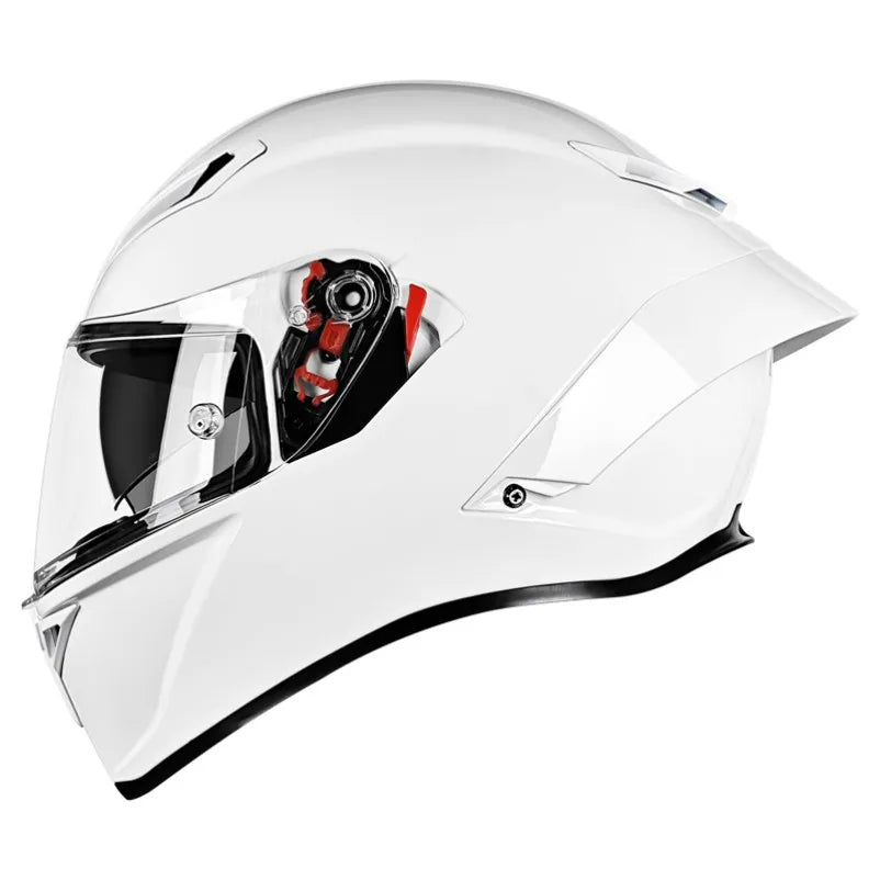 Casque de Moto Intégral Double Visière DOT - Conqueror