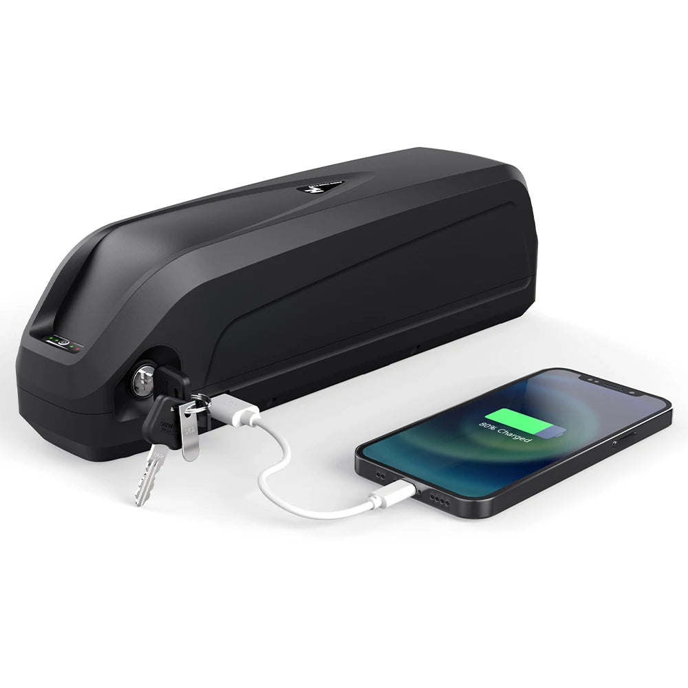 Batterie Vélo Électrique Hailong 48V 20Ah - Cellules 21700 BMS 45A pour Moteur 1000W-1500W