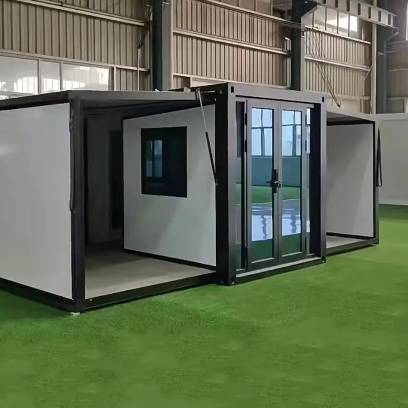 Maison Conteneur Modulaire Acier - Abri Préfabriqué Mobile Assemblage Rapide