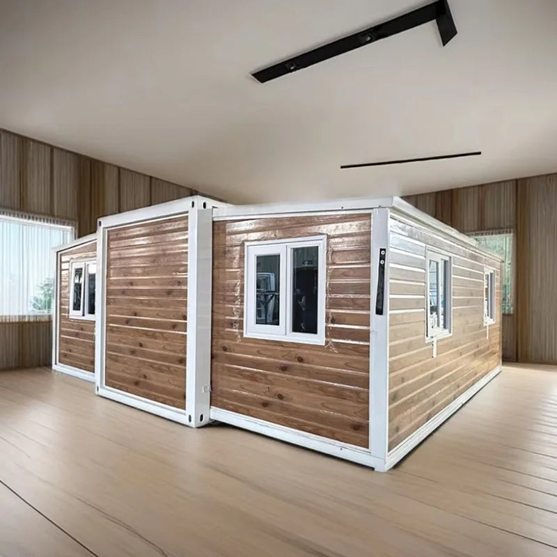 Maison Conteneur Modulaire Acier - Abri Préfabriqué Mobile Assemblage Rapide