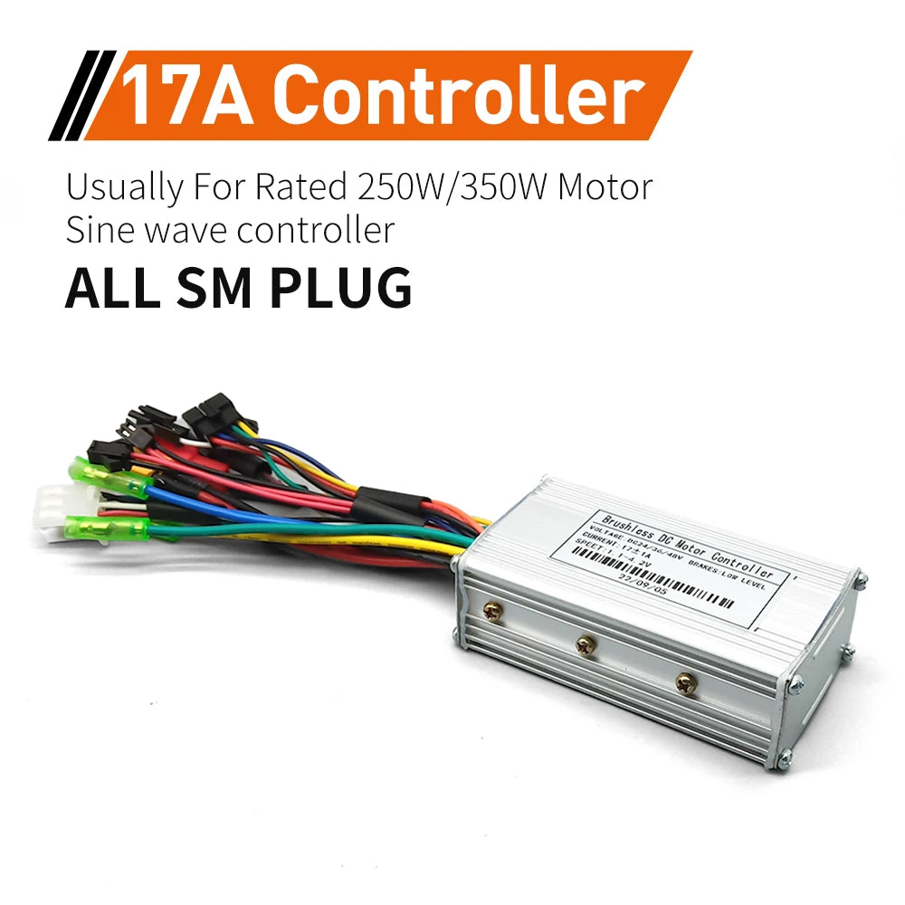 Contrôleur Sinusoïdal pour Vélo Électrique 24V/36V/48V - LCD S866 - 350W-1000W