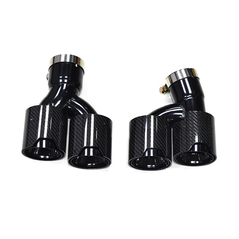 Embouts d'Échappement Quad Fibre de Carbone BMW G30 G31 535i 528i 530i - Style M5