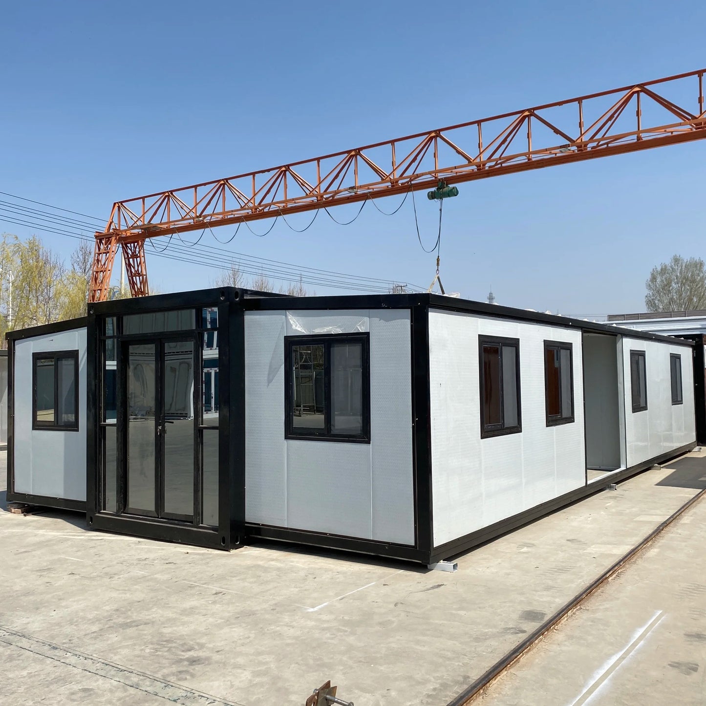 Maison Conteneur Modulaire Acier - Abri Préfabriqué Mobile Assemblage Rapide