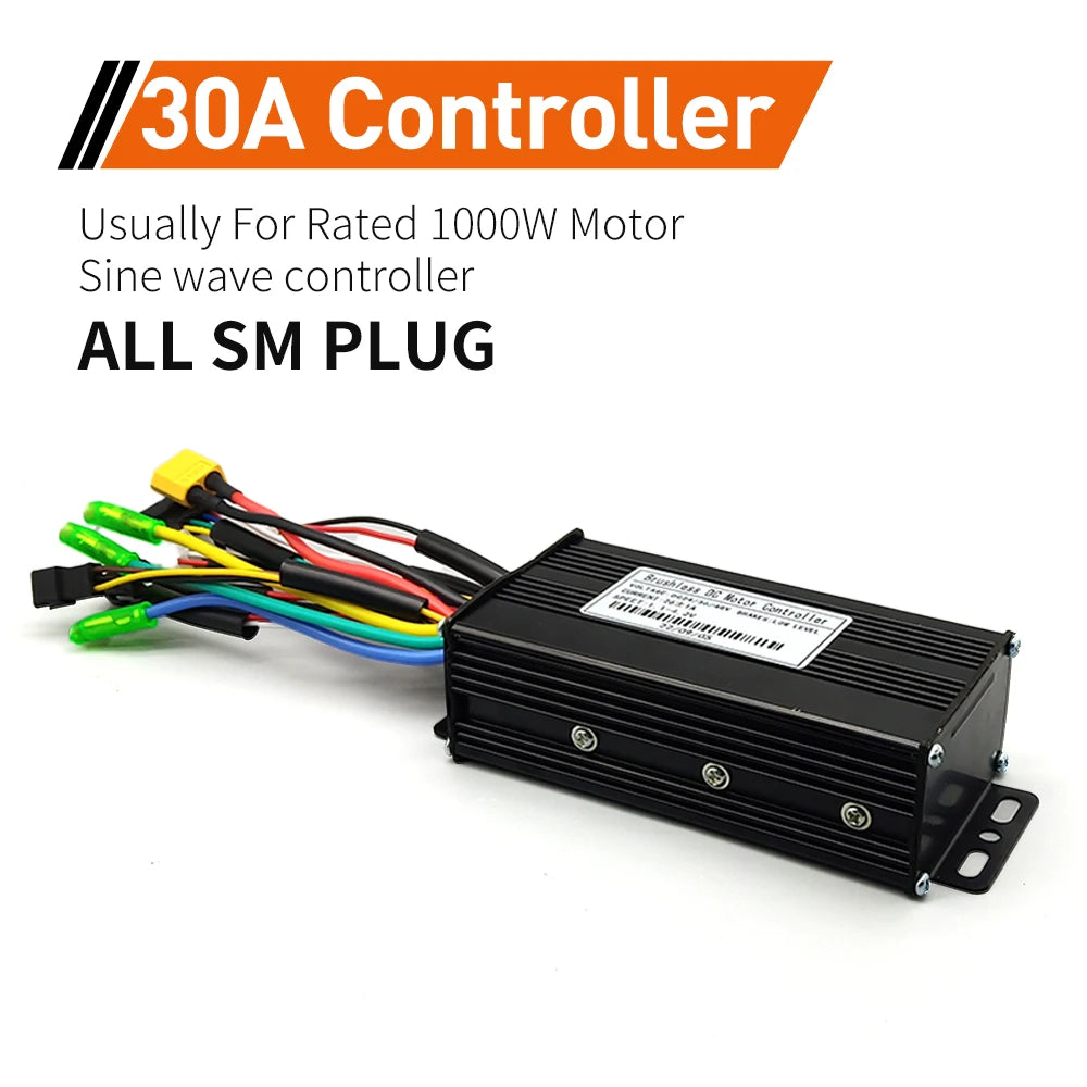 Contrôleur Sinusoïdal pour Vélo Électrique 24V/36V/48V - LCD S866 - 350W-1000W