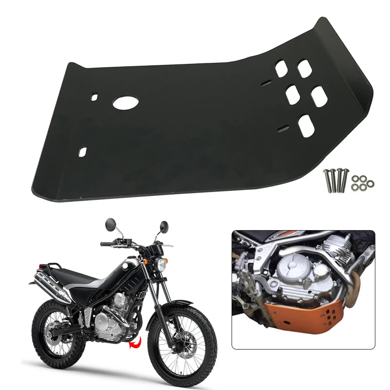 Plaque de Protection Moteur Yamaha XT250 / XG250 - Sabot Aluminium