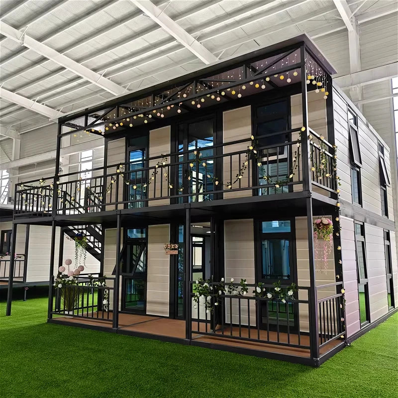 Maison Conteneur Modulaire Acier - Abri Préfabriqué Mobile Assemblage Rapide