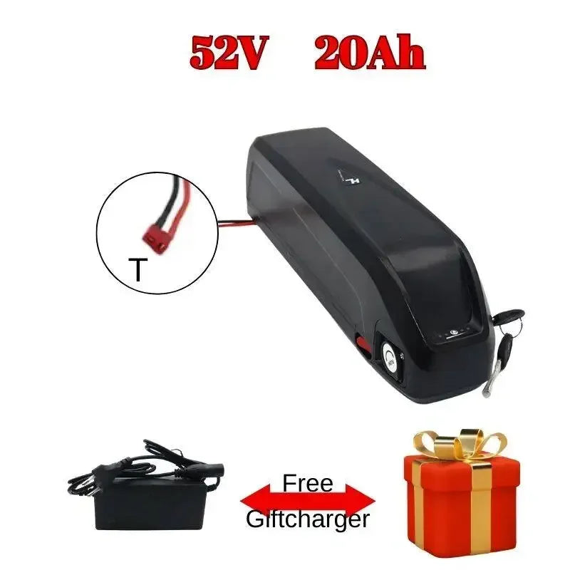 Batterie Hailong EBike 36V/48V/52V 20Ah-30Ah - Pack Lithium 18650 pour Bafang 500W-1000W