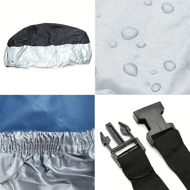 Housse Moto Imperméable Toutes Saisons - Protection UV Anti-Poussière