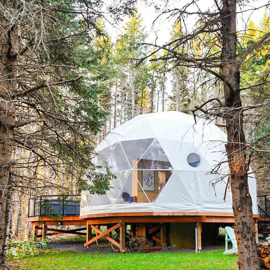 Dôme Géodésique Transparent 7M - Hébergement de Luxe pour Glamping