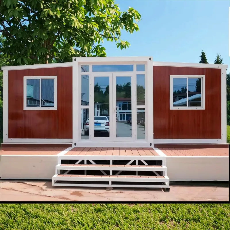 Maison Conteneur Modulaire Acier - Abri Préfabriqué Mobile Assemblage Rapide