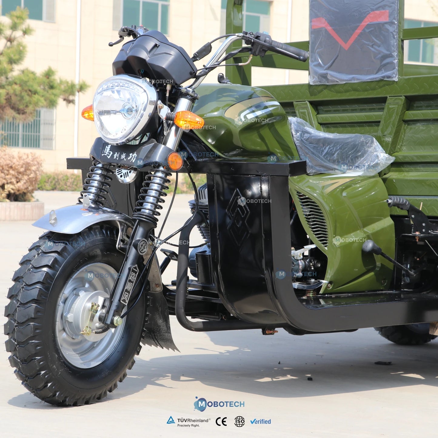 Moto Tricycle à Trois Roues - Moteur à Essence pour Agriculture et Transport