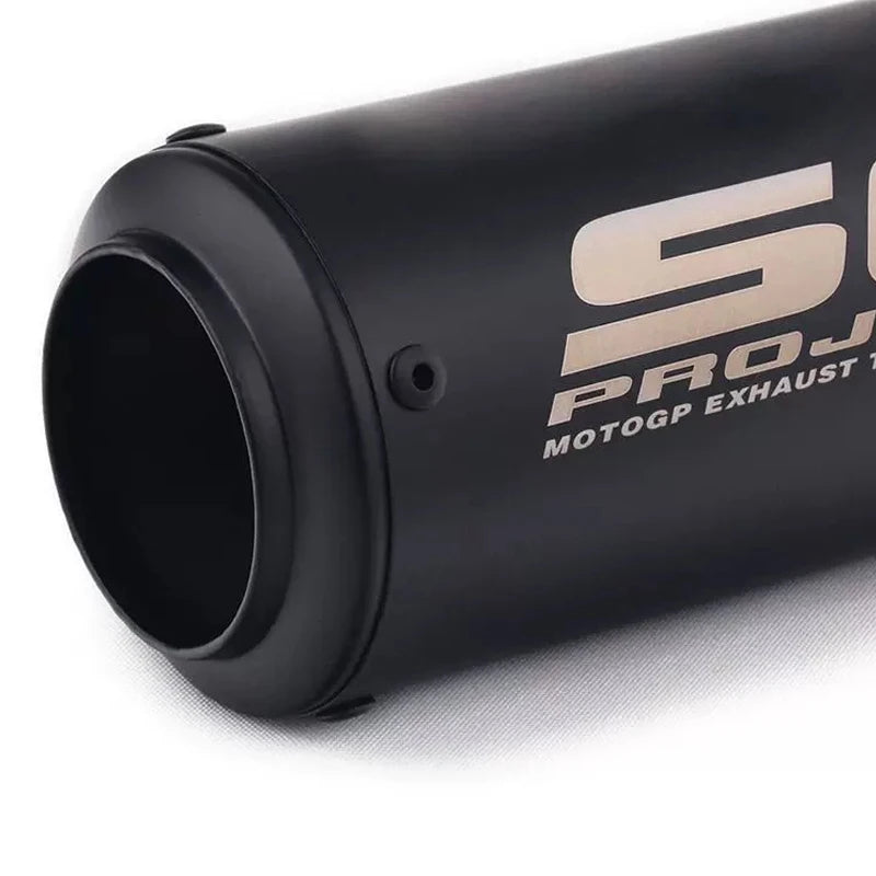Silencieux universel 51/60mm pour moto de course Yamaha/Honda GP