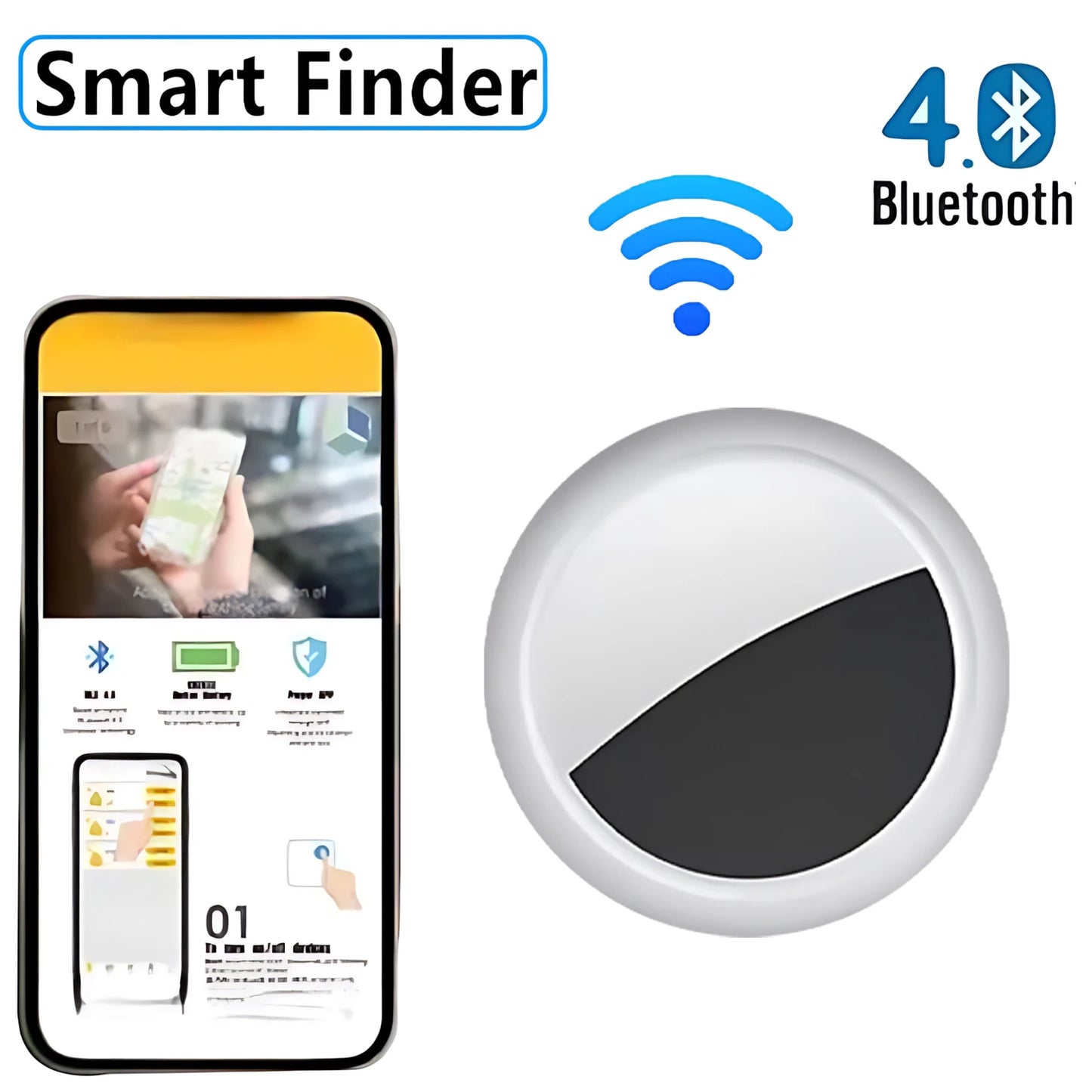 Mini Traceur GPS - Localisateur Intelligent pour Voiture, Clés, Enfants et Animaux