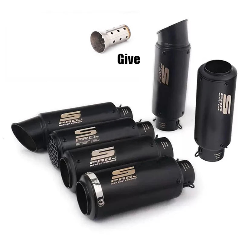 Silencieux universel 51/60mm pour moto de course Yamaha/Honda GP