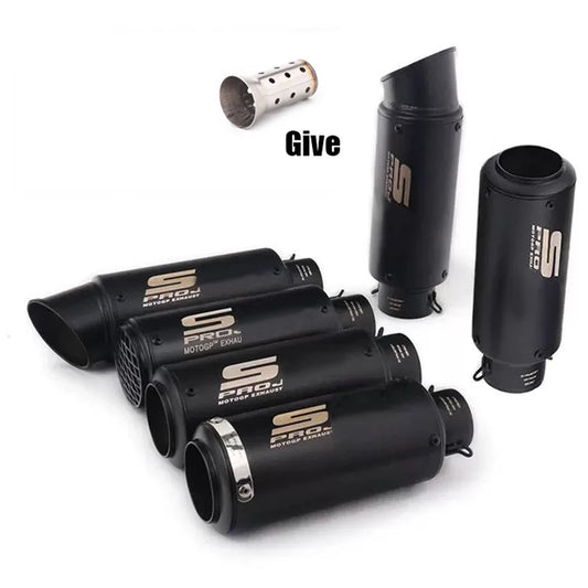 Silencieux universel 51/60mm pour moto de course Yamaha/Honda GP