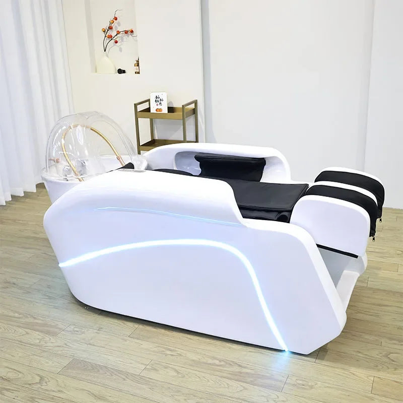 Table de Massage Électrique Professionnelle - Lit de Shampoing Salon de Beauté
