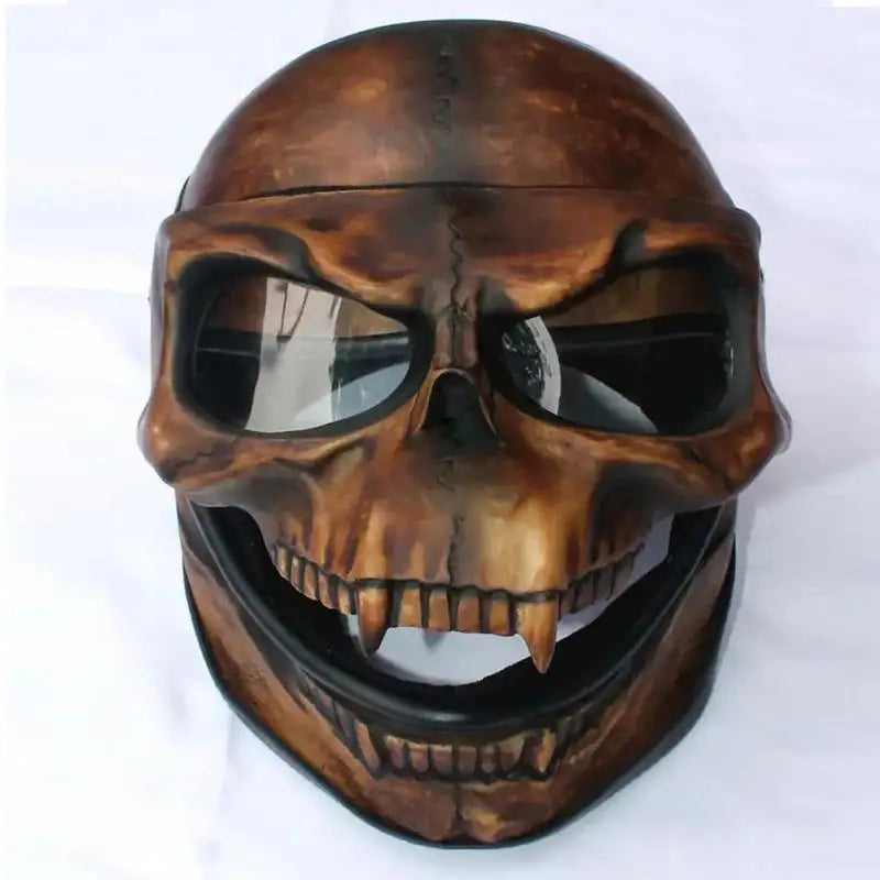Couverture de Casque Moto Tête de Mort - Masque Squelette Halloween