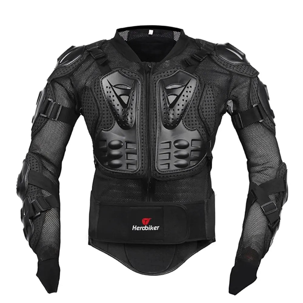 Veste de Motocross avec Armure Corporelle - Protection Anti-Chute pour Moto et Vélo