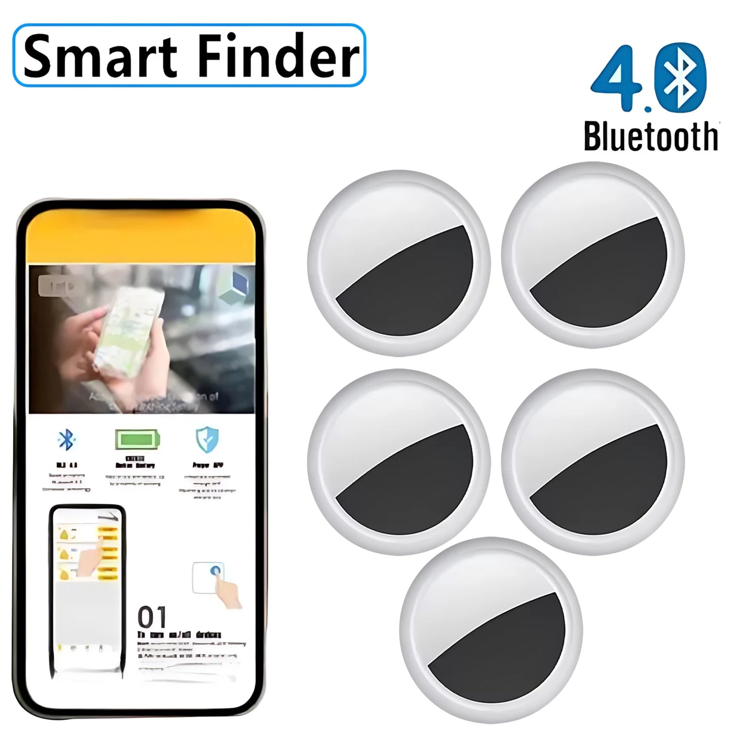 Mini Traceur GPS - Localisateur Intelligent pour Voiture, Clés, Enfants et Animaux