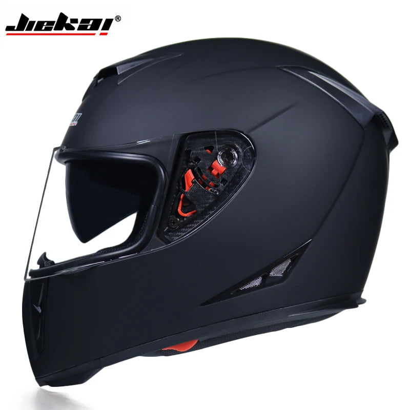Casque de Moto Intégral avec Tresses Décoratives