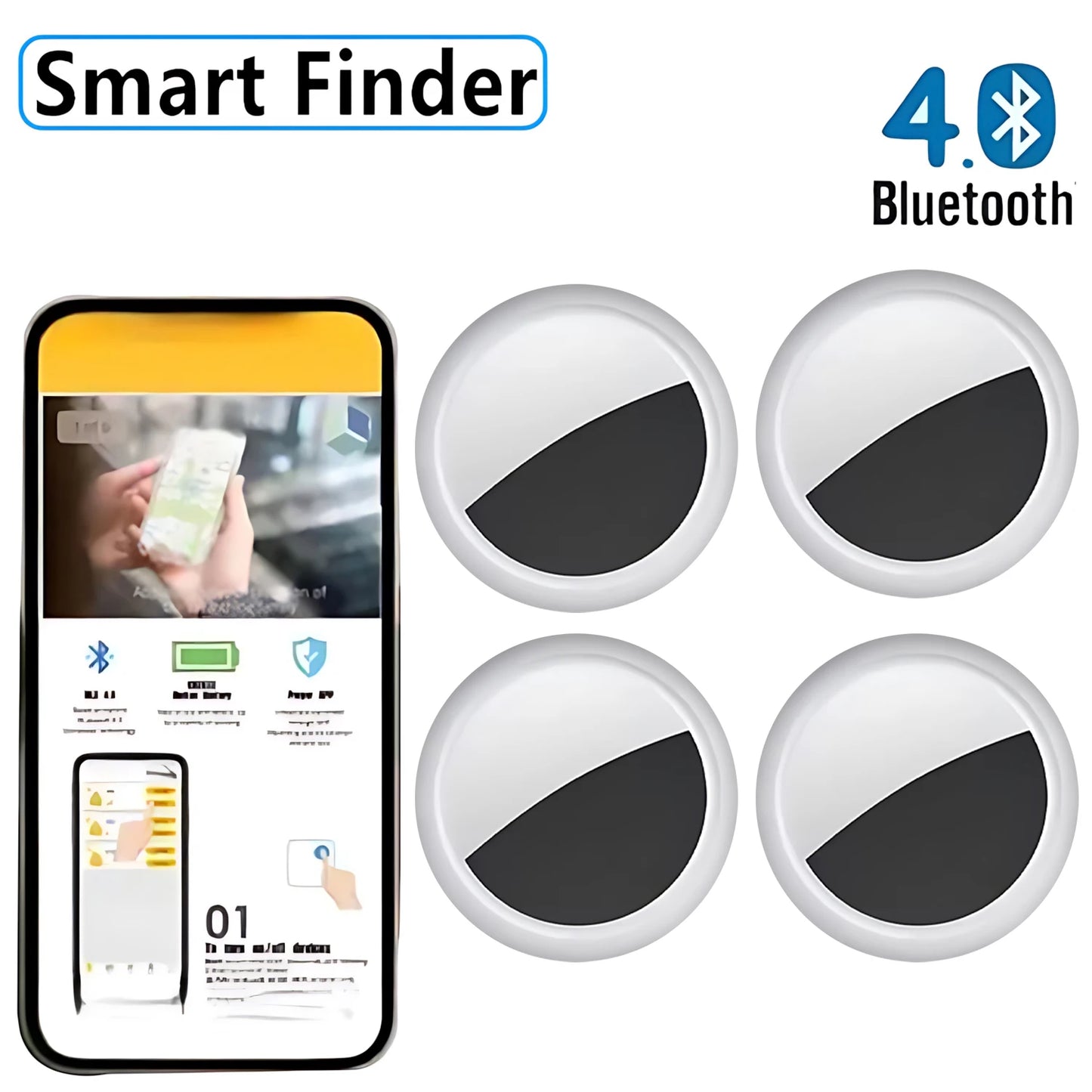 Mini Traceur GPS - Localisateur Intelligent pour Voiture, Clés, Enfants et Animaux