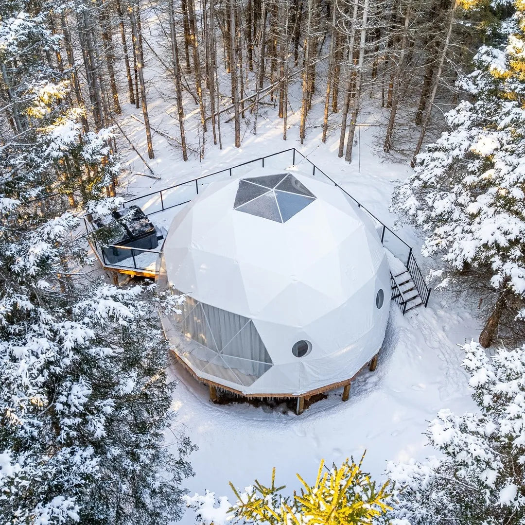Dôme Géodésique Transparent 7M - Hébergement de Luxe pour Glamping