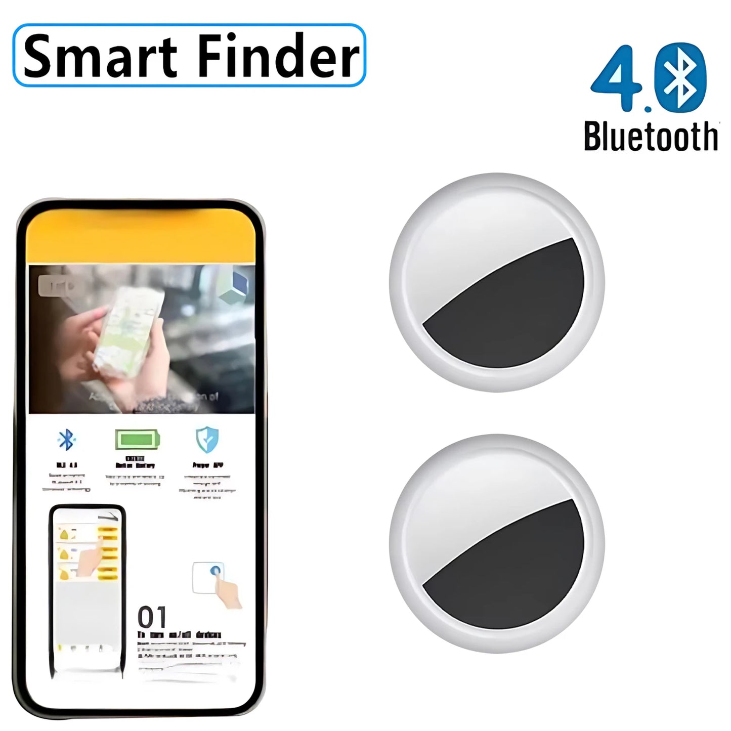 Mini Traceur GPS - Localisateur Intelligent pour Voiture, Clés, Enfants et Animaux