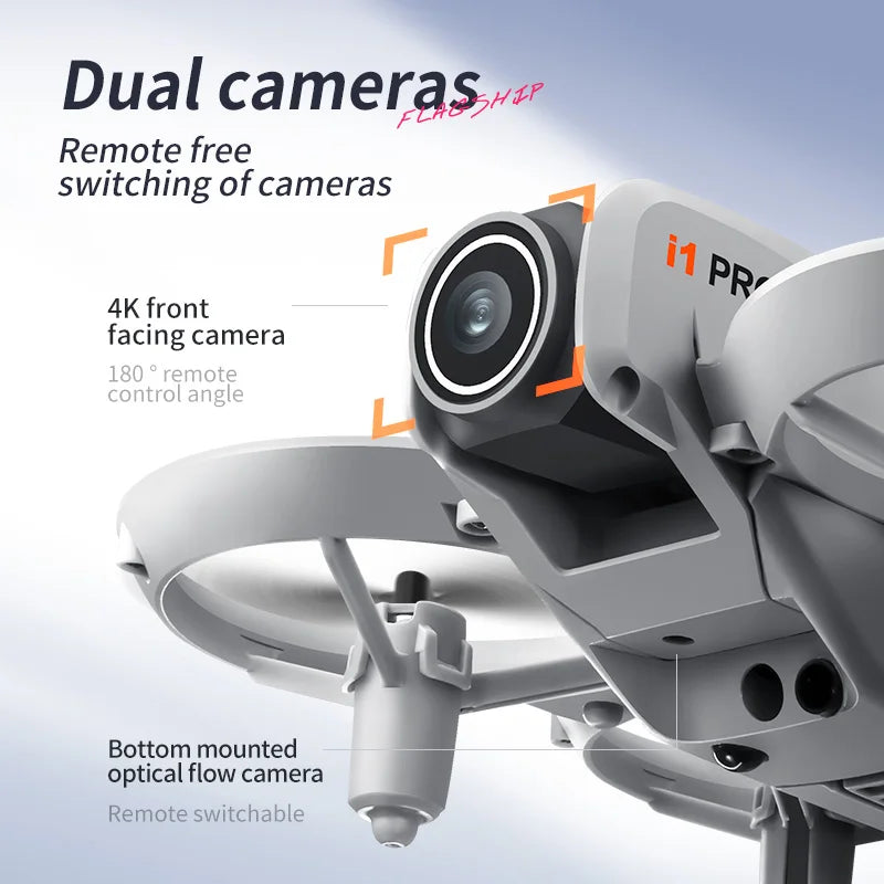 Mini Drone i1PRO 8K HD - Drone Professionnel WiFi 5G FPV avec Caméra et Évitement d'Obstacles
