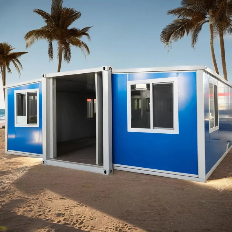 Maison Conteneur Modulaire Acier - Abri Préfabriqué Mobile Assemblage Rapide