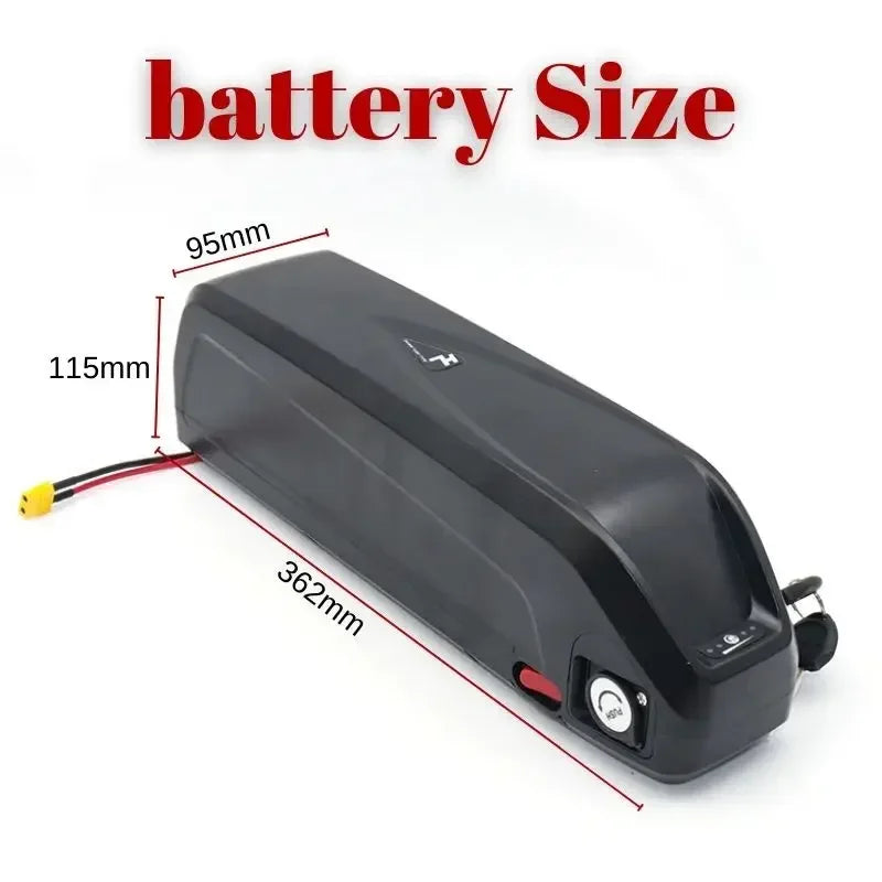 Batterie Hailong EBike 36V/48V/52V 20Ah-30Ah - Pack Lithium 18650 pour Bafang 500W-1000W
