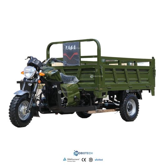 Moto Tricycle à Trois Roues - Moteur à Essence pour Agriculture et Transport