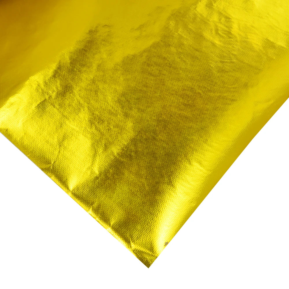 Feuille Réfléchissante Thermique Auto-Adhésive Or - Barrière Isolante 850°F/2000°F Multi-Tailles