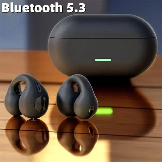 Écouteurs à Conduction Osseuse T75 - Bluetooth 5.3 Sans Fil Étanches