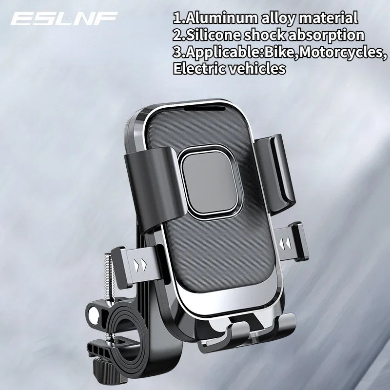 Support de Téléphone Universel en Alliage d'Aluminium pour Moto - Antichoc et Antichute