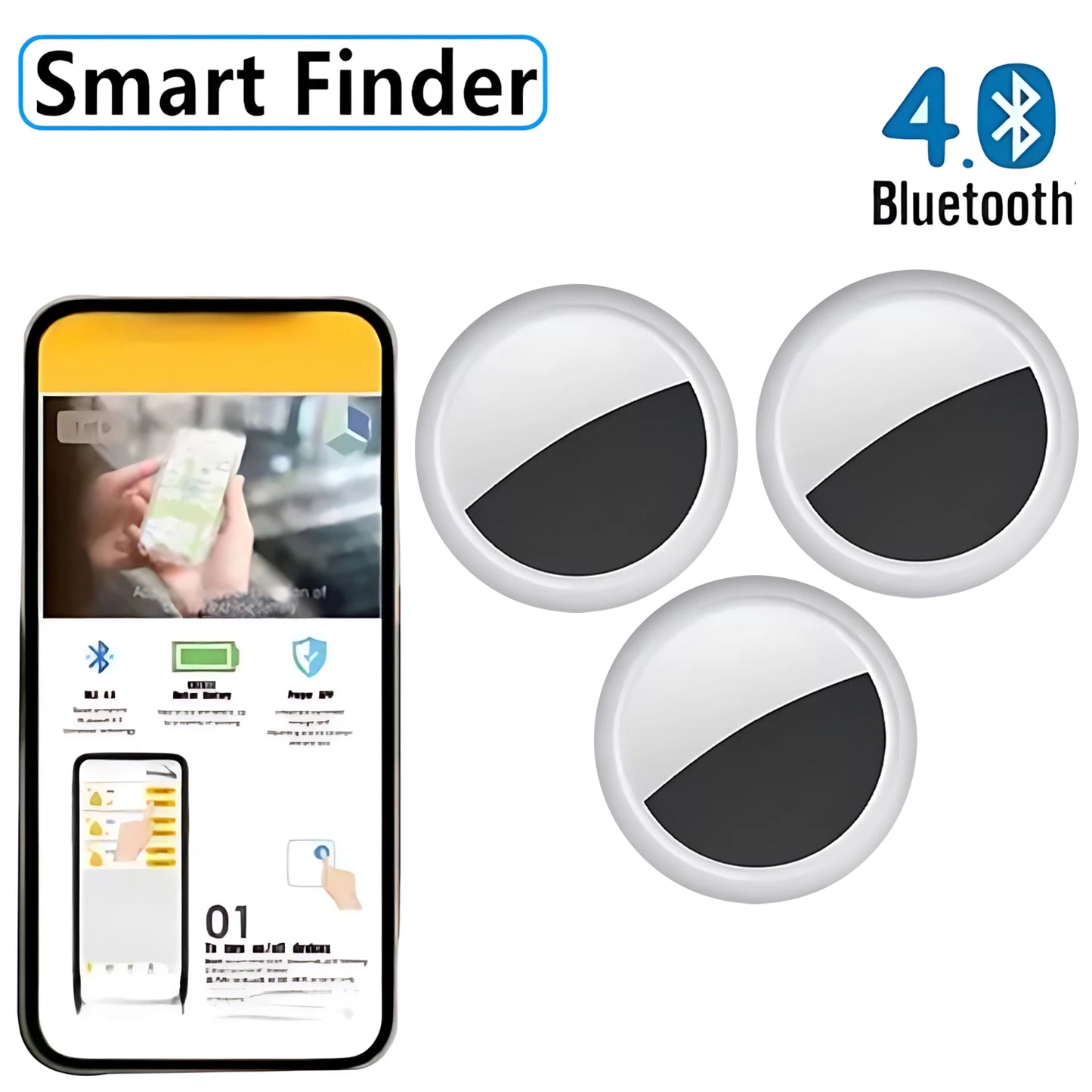 Mini Traceur GPS - Localisateur Intelligent pour Voiture, Clés, Enfants et Animaux