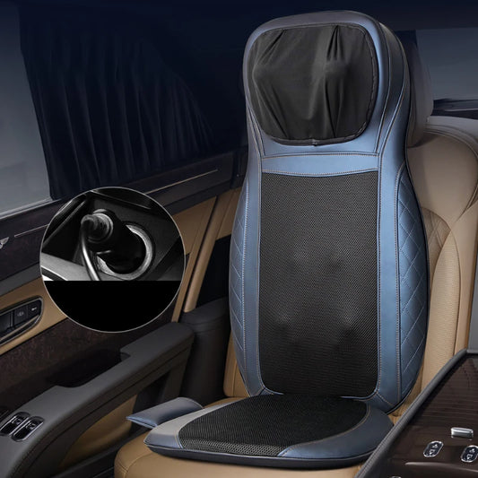 Coussin de Massage Électrique 3D Chauffant - Shiatsu Corps Complet pour Voiture et Maison