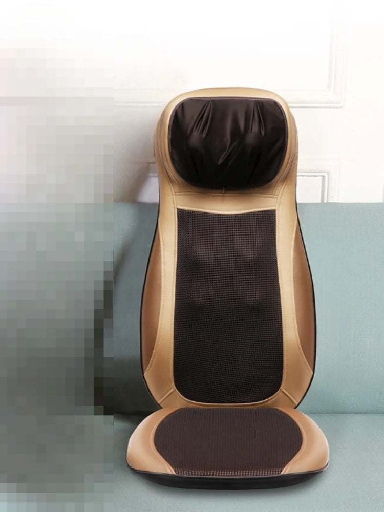 Coussin de Massage Électrique 3D Chauffant - Shiatsu Corps Complet pour Voiture et Maison