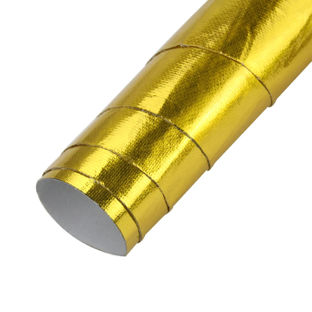 Feuille Réfléchissante Thermique Auto-Adhésive Or - Barrière Isolante 850°F/2000°F Multi-Tailles