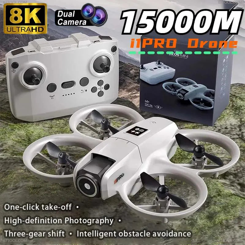 Mini Drone i1PRO 8K HD - Drone Professionnel WiFi 5G FPV avec Caméra et Évitement d'Obstacles