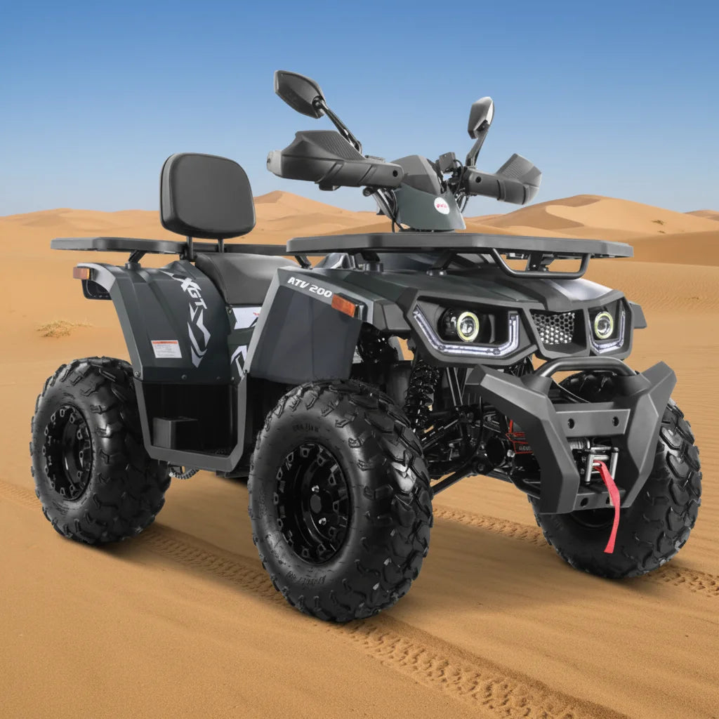 Raptor 200cc 2025 — Quad ATV Tout-Terrain Adulte | 65 km/h | Démarrage Électrique