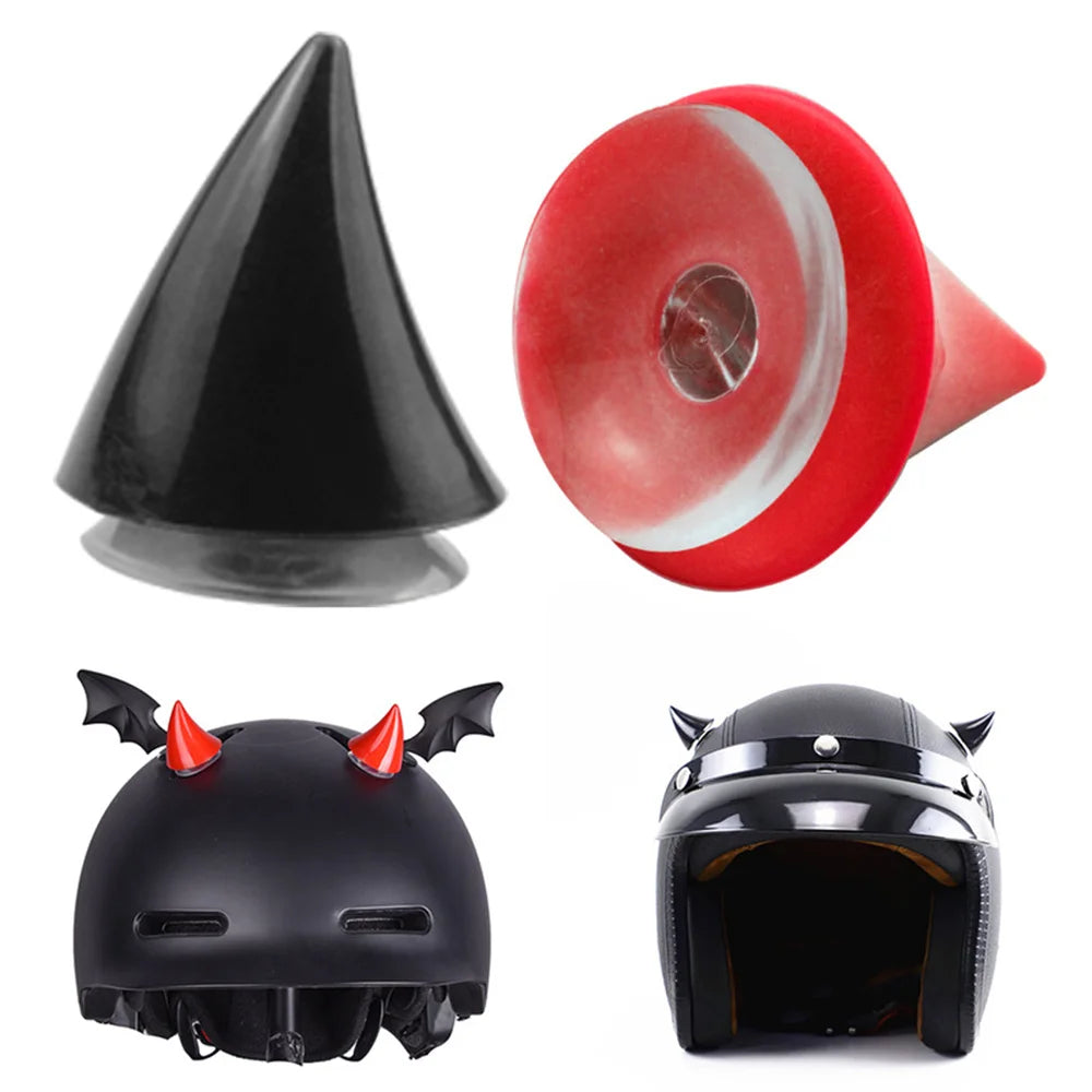 Cornes Décoratives pour Casque Moto - 2 Pièces Accessoire Universel