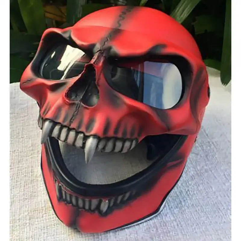 Couverture de Casque Moto Tête de Mort - Masque Squelette Halloween