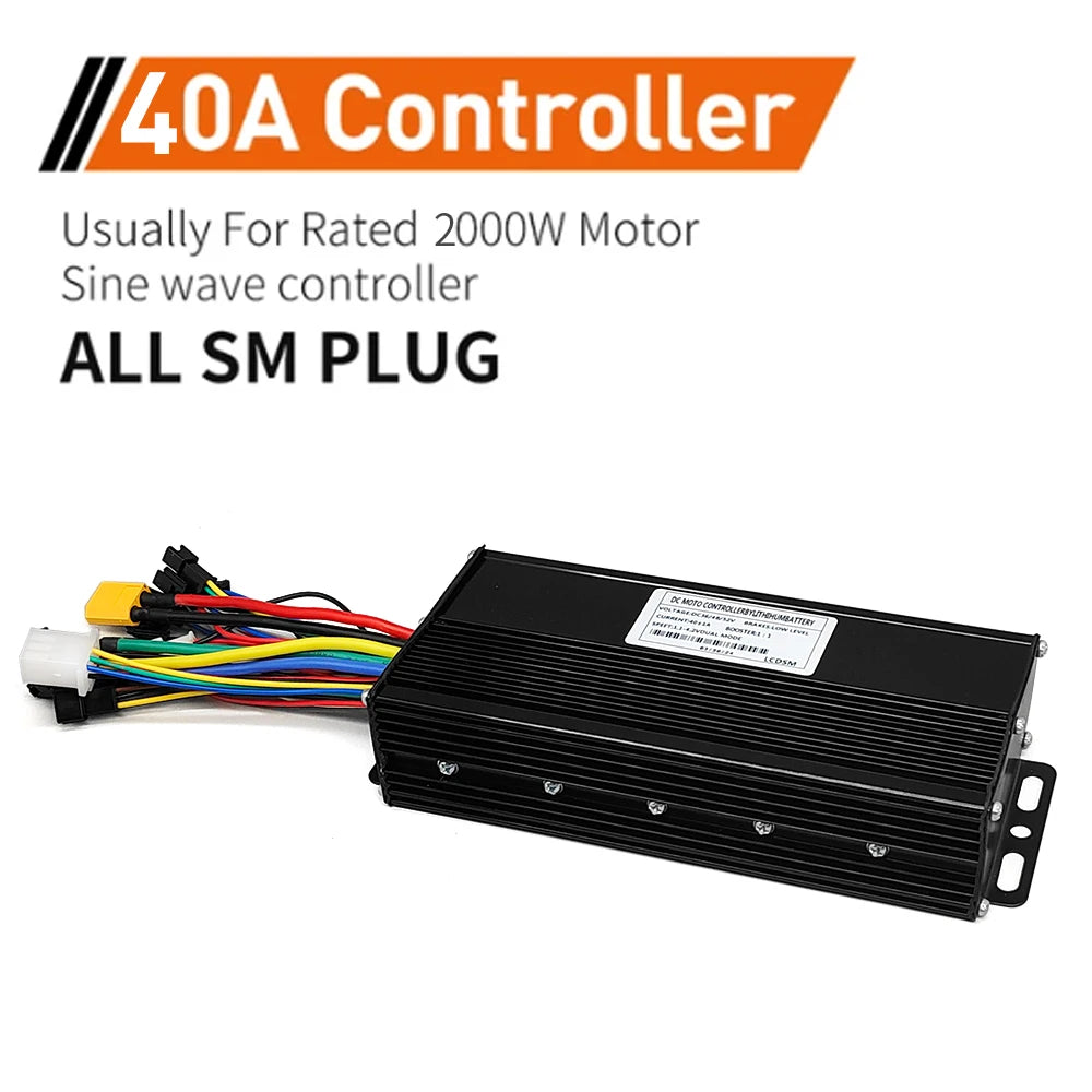 Contrôleur Sinusoïdal pour Vélo Électrique 24V/36V/48V - LCD S866 - 350W-1000W