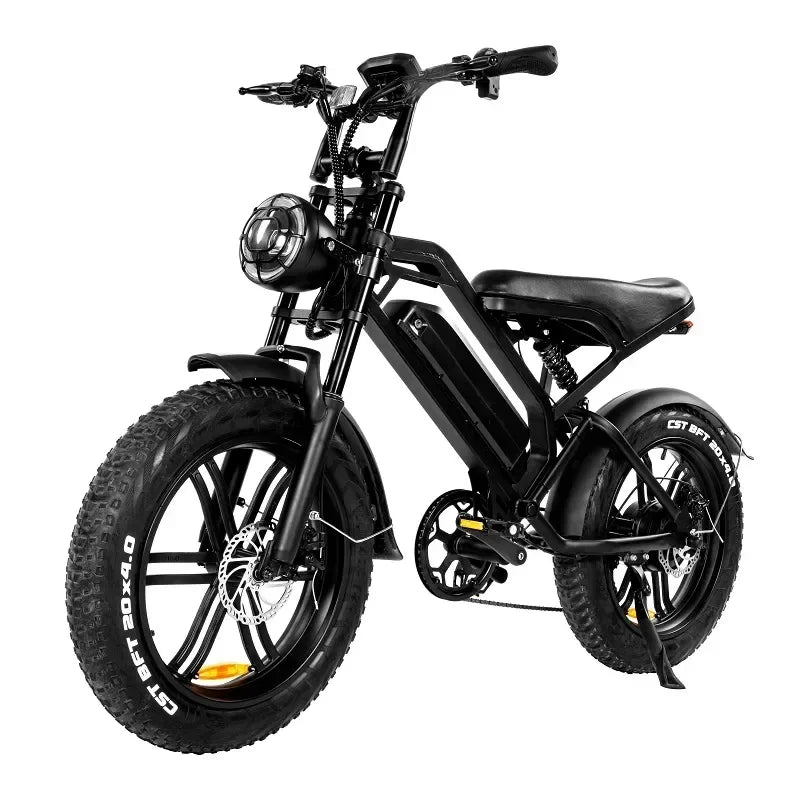 Vélo Électrique VTT 1000W V20 - E-Bike Tout-Terrain Pneus Larges 35kg