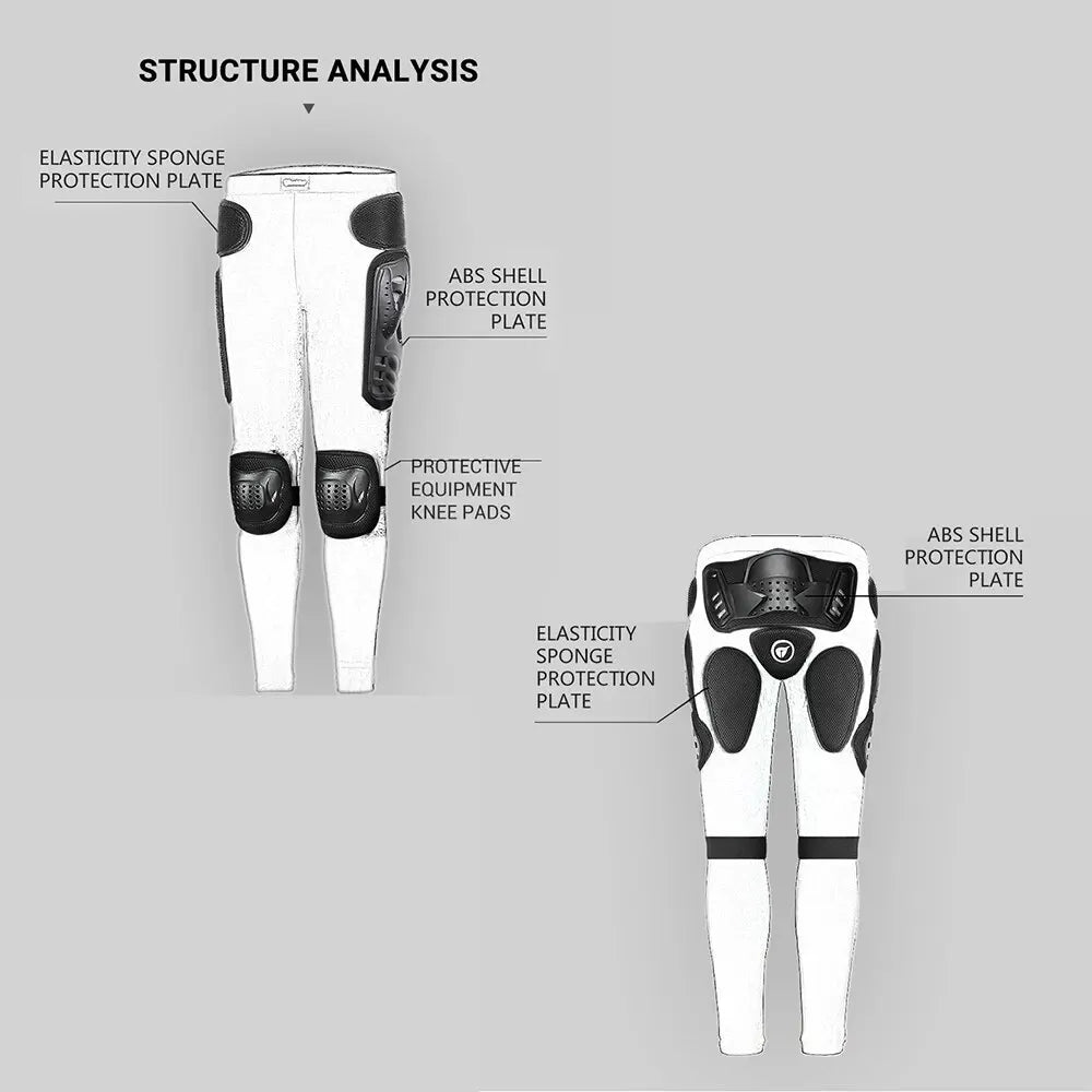Veste de Motocross avec Armure Corporelle - Protection Anti-Chute pour Moto et Vélo