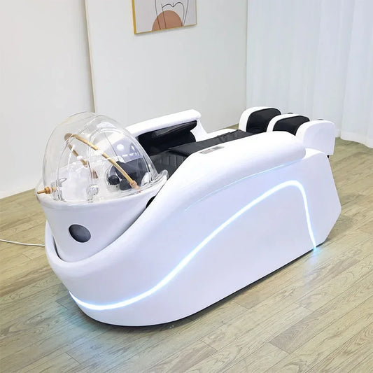 Table de Massage Électrique Professionnelle - Lit de Shampoing Salon de Beauté